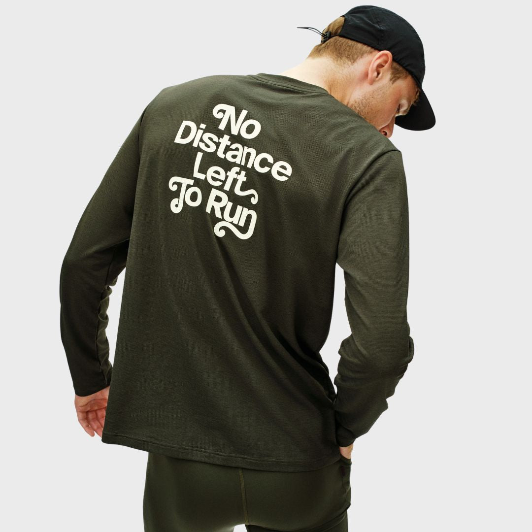 Pas Normal Studios Balance langærmet T-shirt ND til mænd - Dark Olive