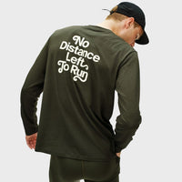 Pas Normal Studios Balance langærmet T-shirt ND til mænd - Dark Olive