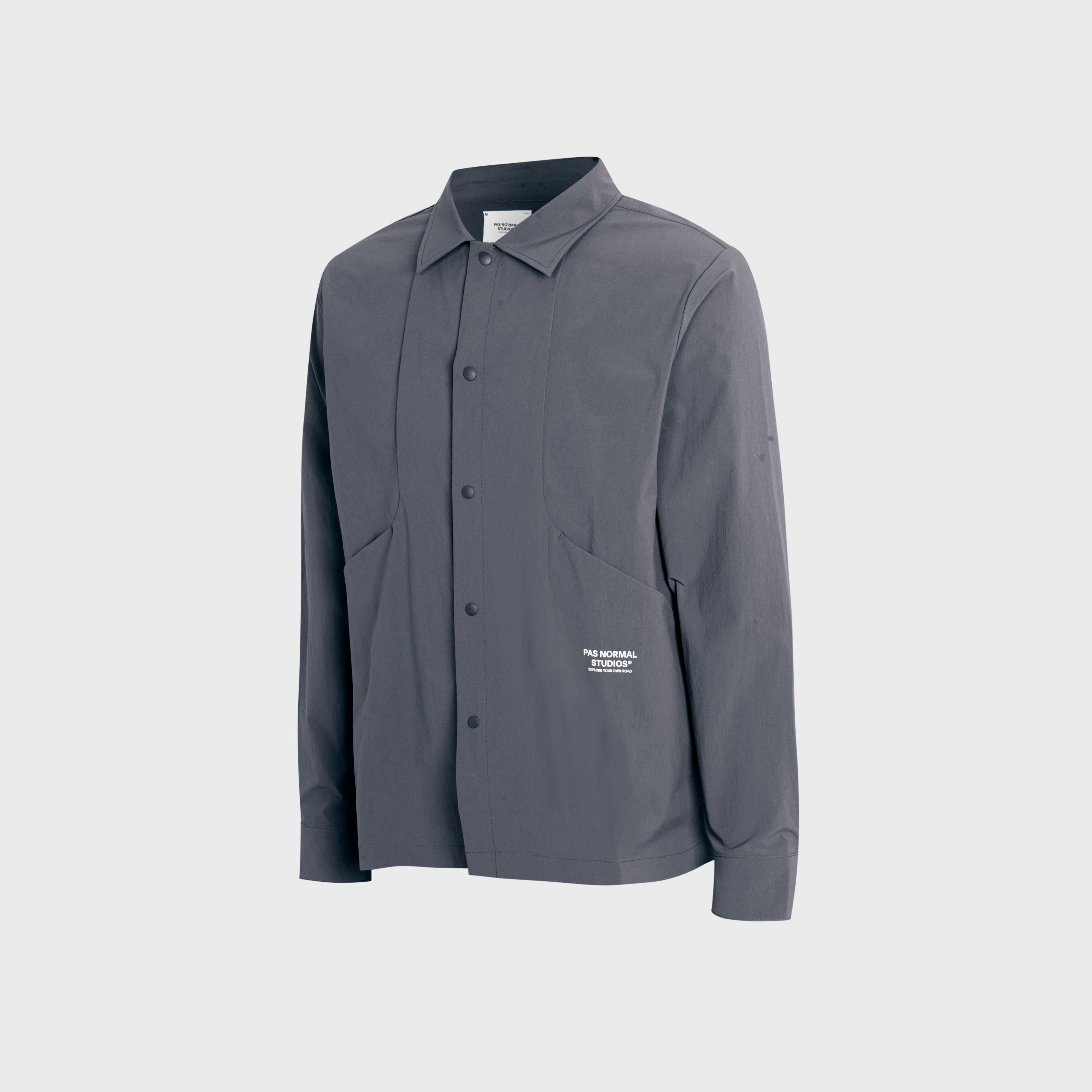 Pas Normal Studios Off Race Tech Overshirt - Steel