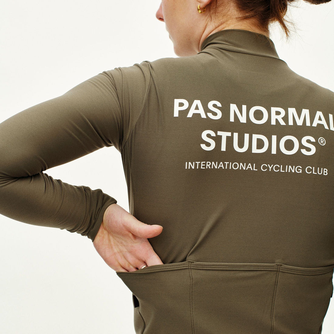 Womens Mechanism Long Sleeve Jersey - Mud