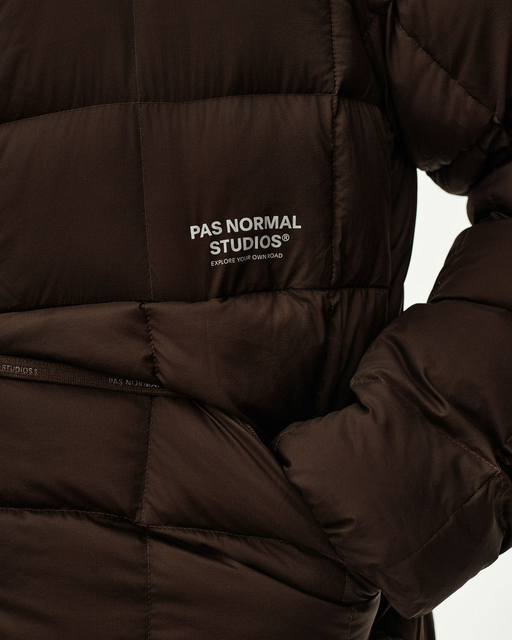 Off-Race Down Liner Jacket - Dark Coffee