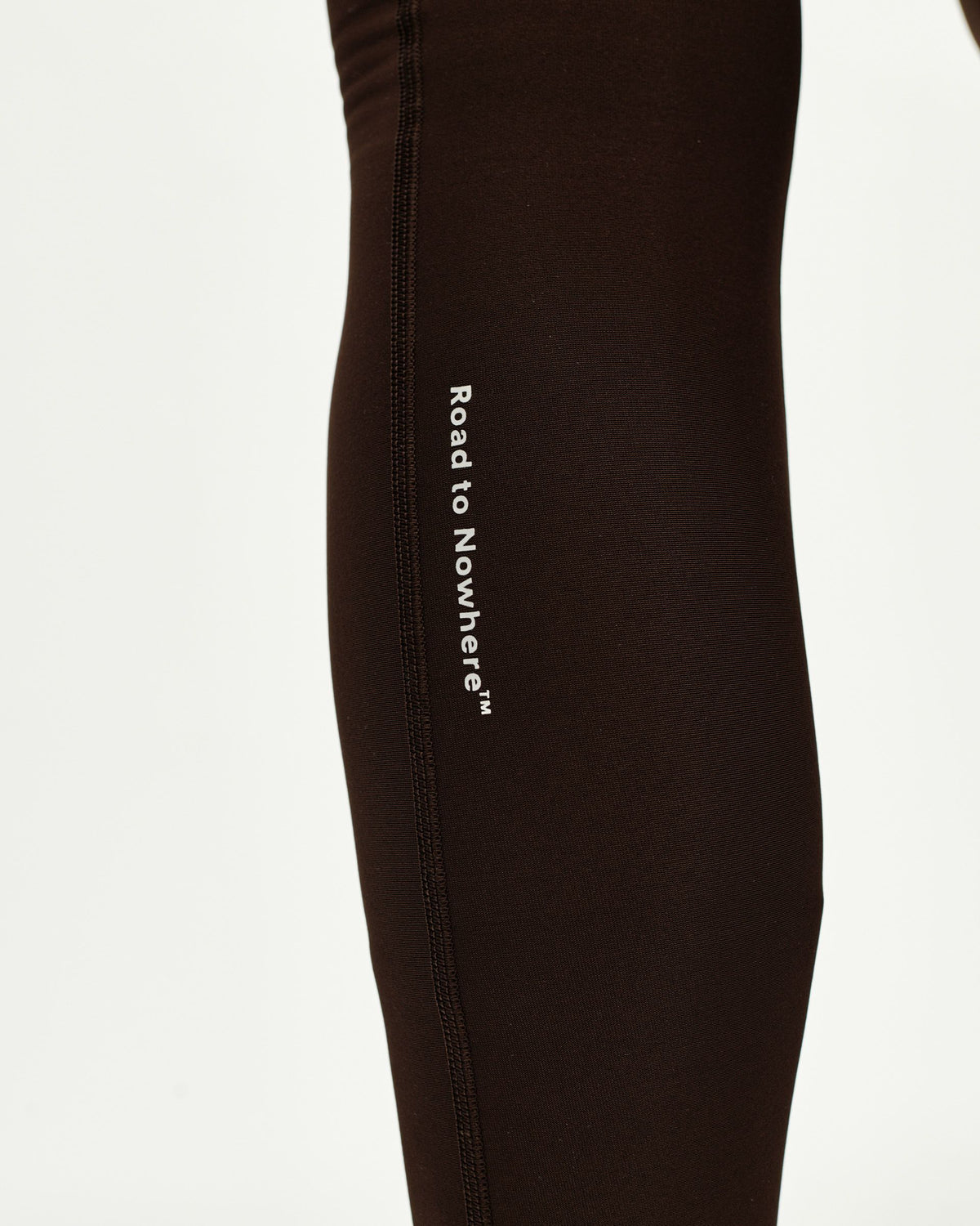 Women´s Mechanism Thermal Long Bibs - Dark Coffee