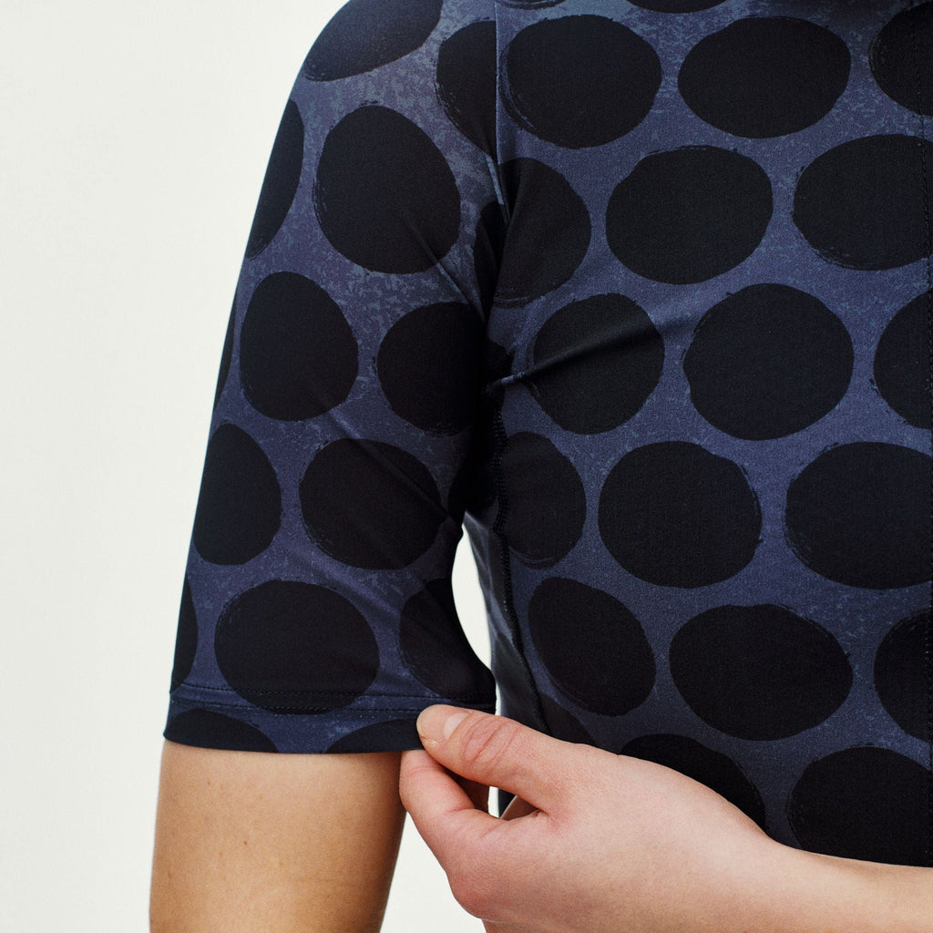 Women Essential Jersey - Dot Dark Navy