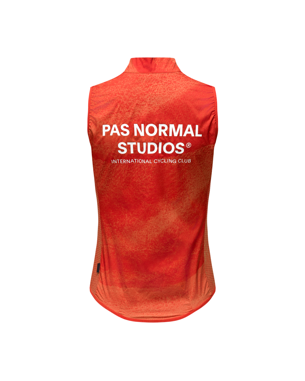 Womens Mechanism Stow Away Gilet - AOP Hibiscus Orange