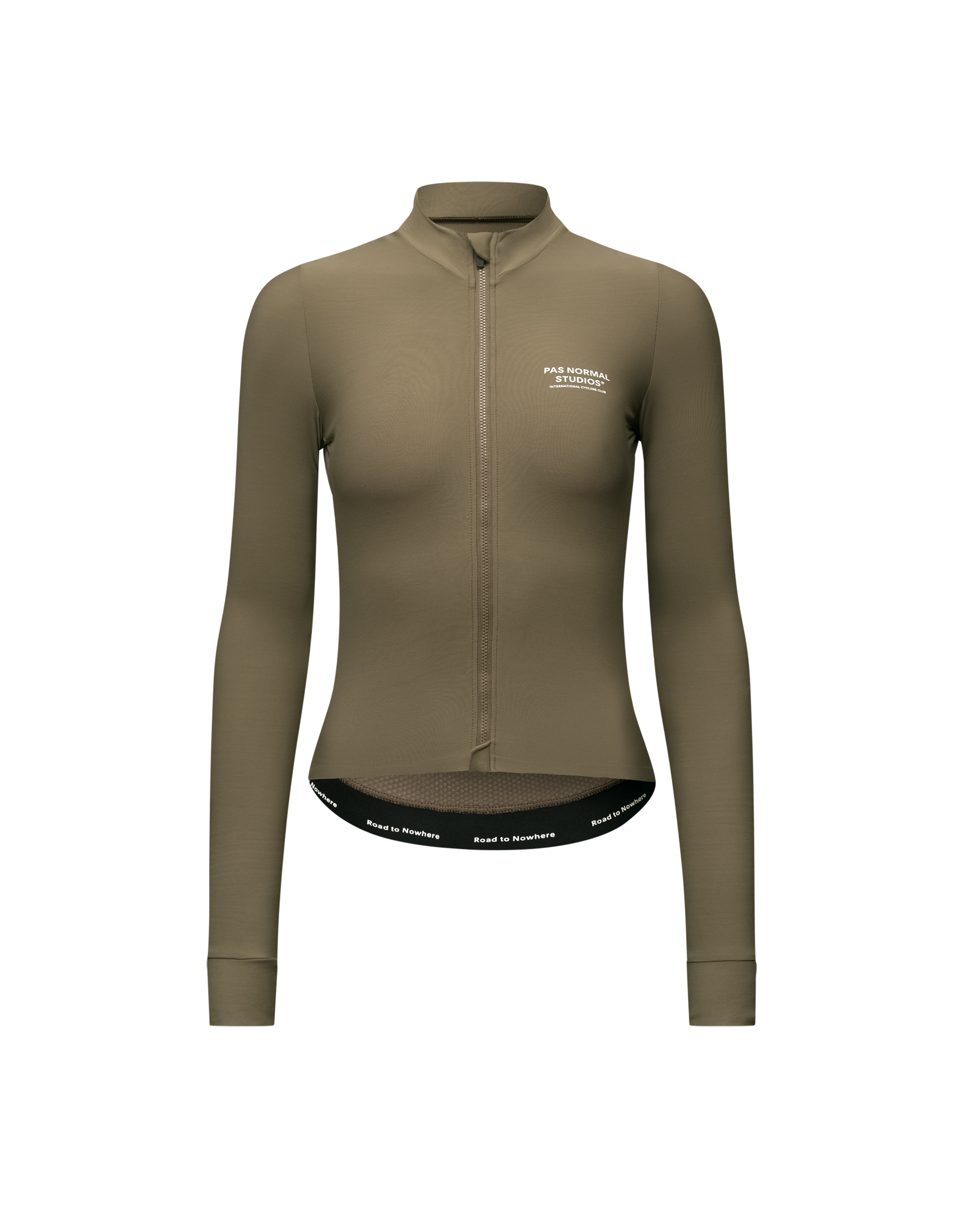 Womens Mechanism Long Sleeve Jersey - Mud