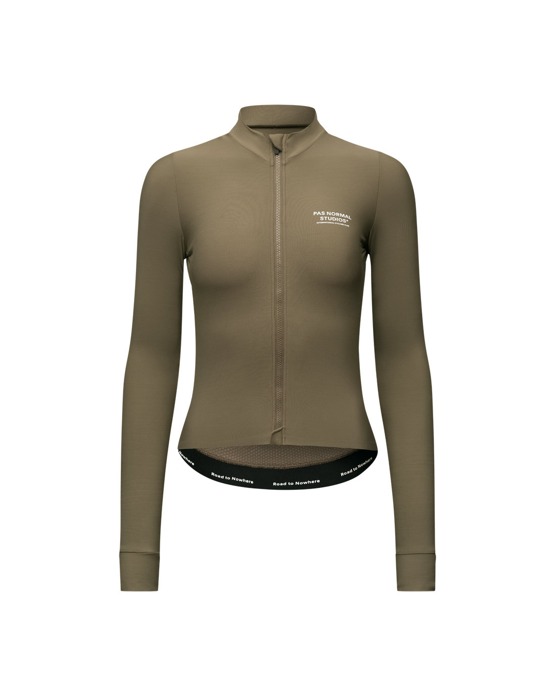 Womens Mechanism Long Sleeve Jersey - Mud