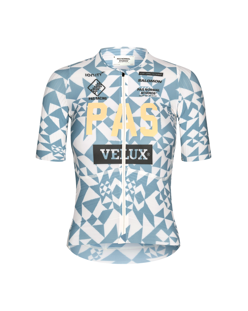 PAS Racing Women´s Mechanism Pro Jersey - AOP Origami Light Blue
