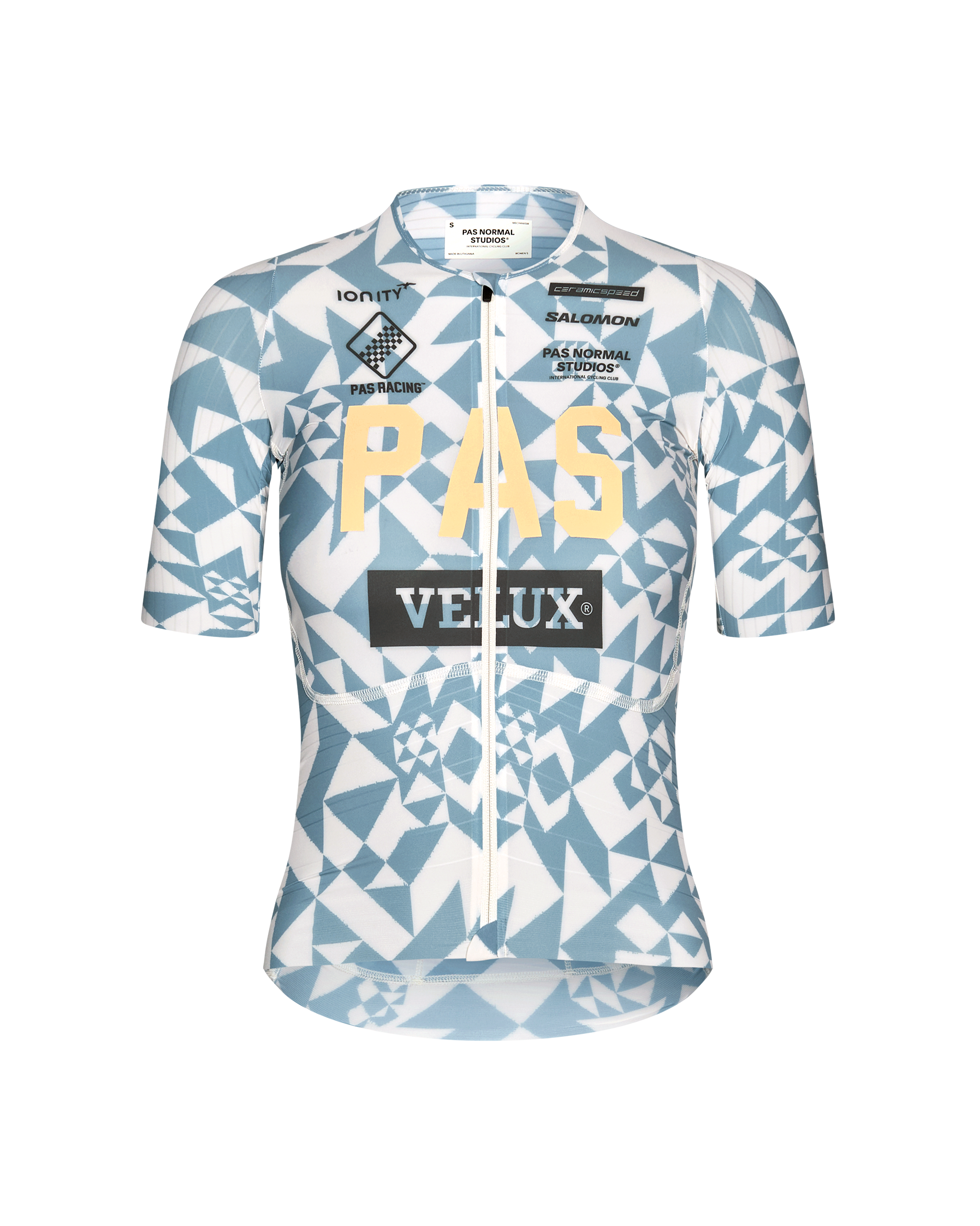 PAS Racing Women´s Mechanism Pro Jersey - AOP Origami Light Blue