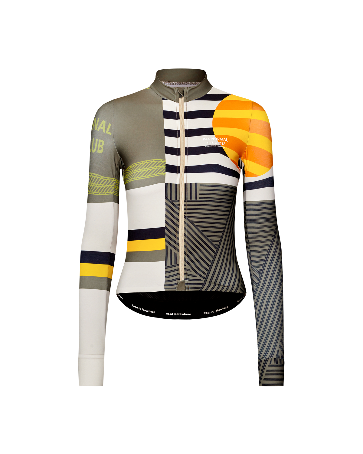 Women's Mechanism Long Sleeve Jersey - AOP International Sand