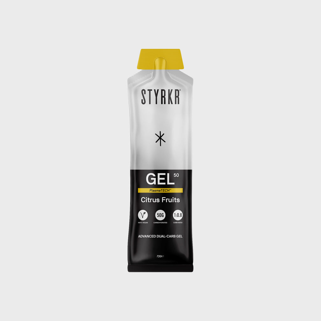 Styrkr GEL50 Dual-Carb Energi Gel Citrusfrugter