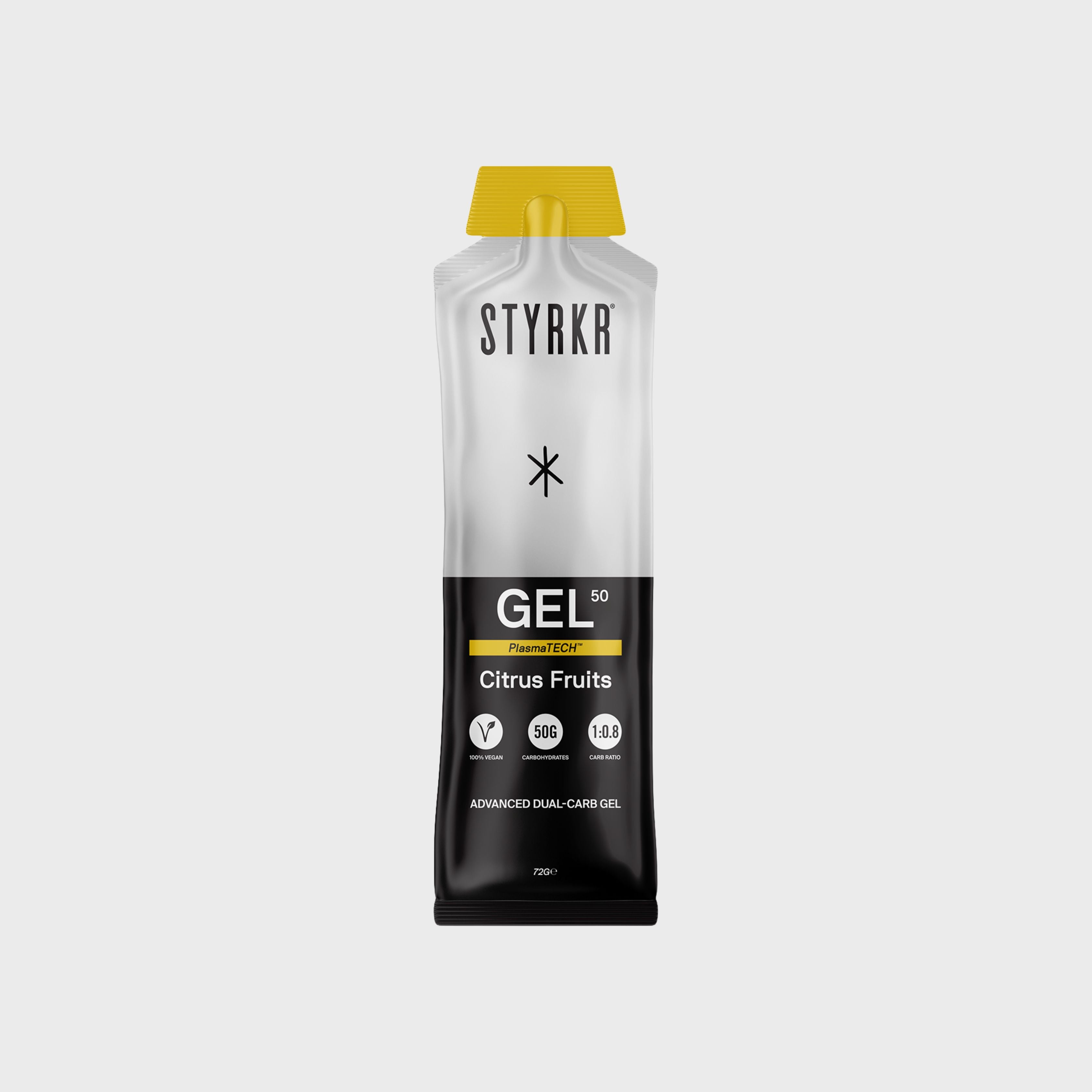 Styrkr GEL50 Dual-Carb Energi Gel Citrusfrugter