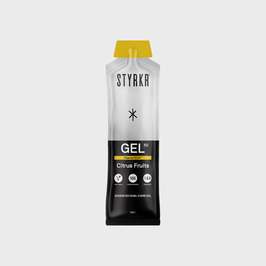 Styrkr GEL50 Dual-Carb Energi Gel Citrusfrugter