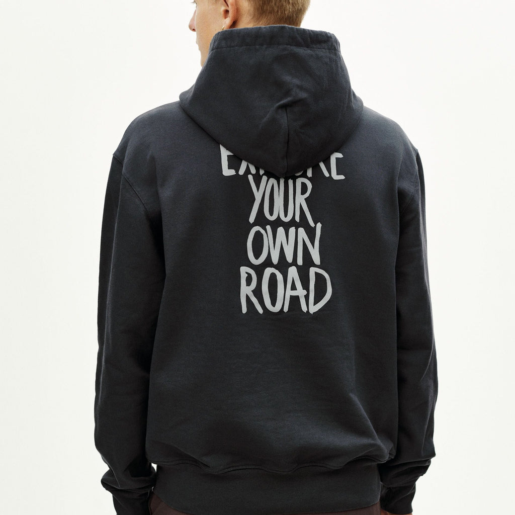 Off-Race Graphic Hoodie - Dark Navy