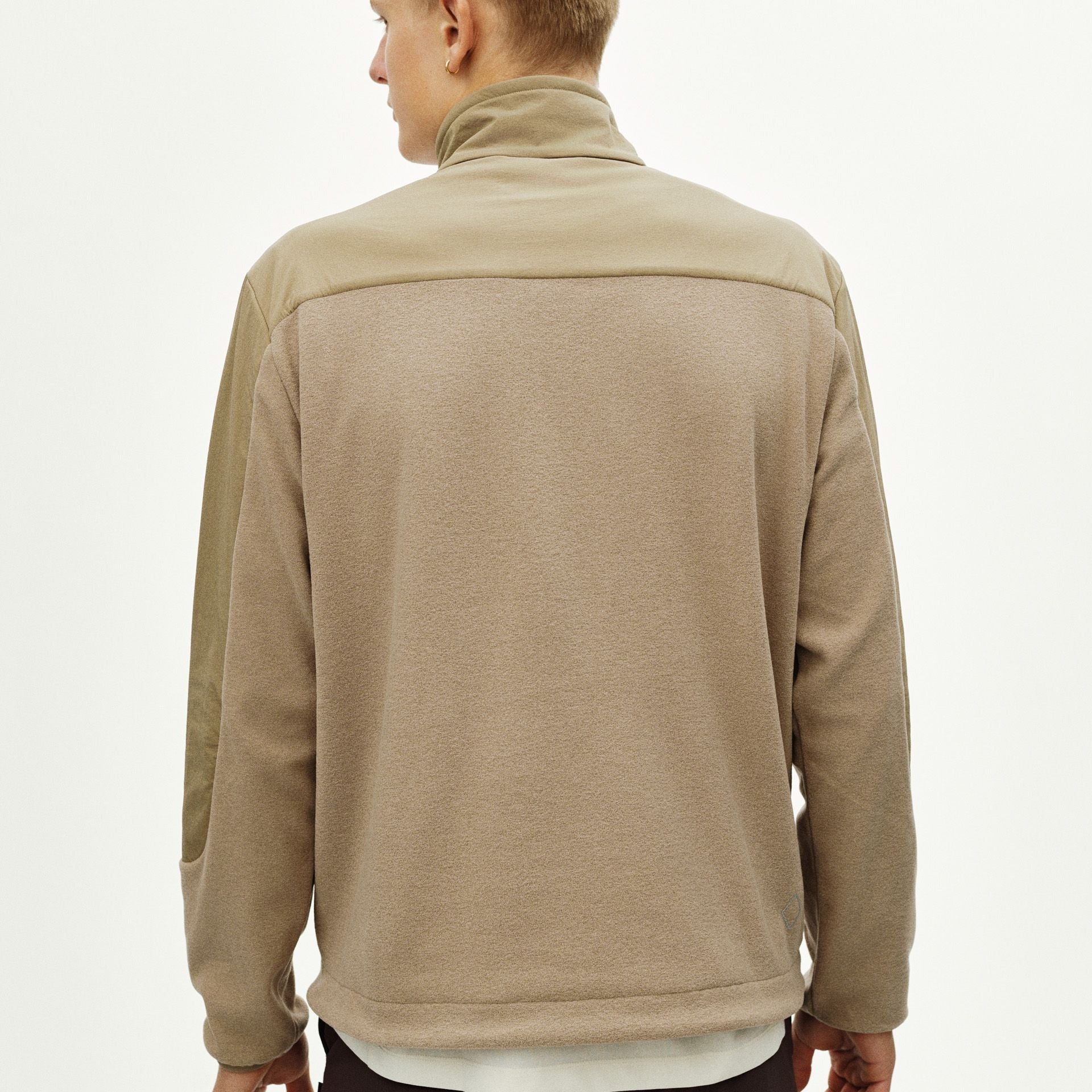 Off-Race Light Fleece Half-Zip - Beige