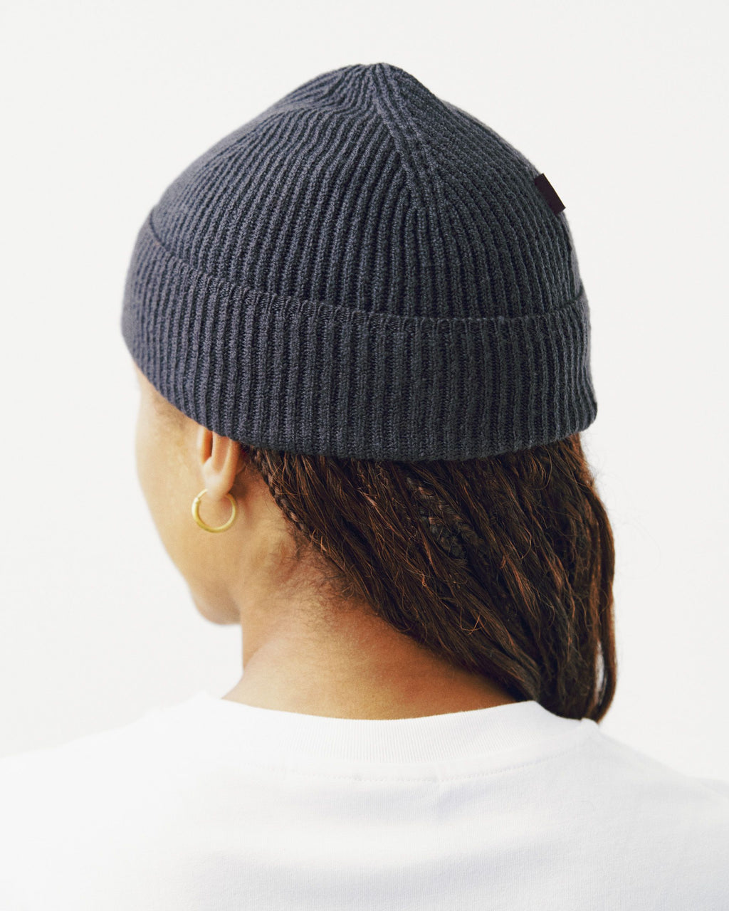 Off-Race Merino Knit Beanie - Steel