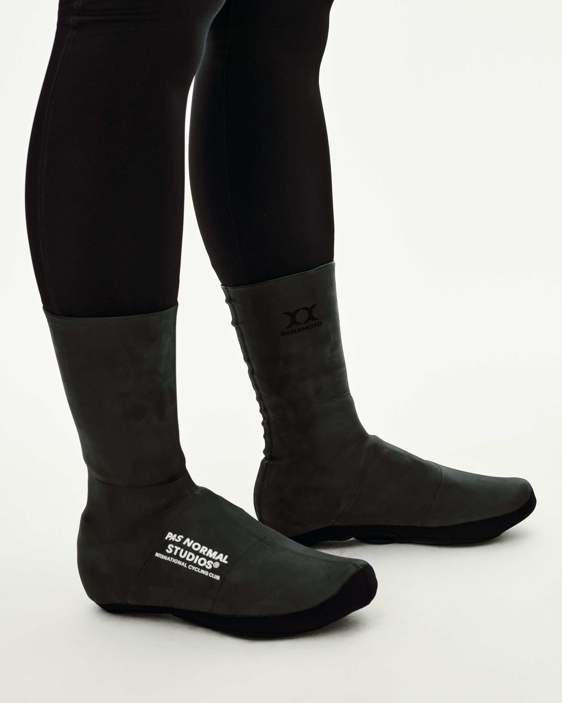 Logo Heavy Overshoes - Black