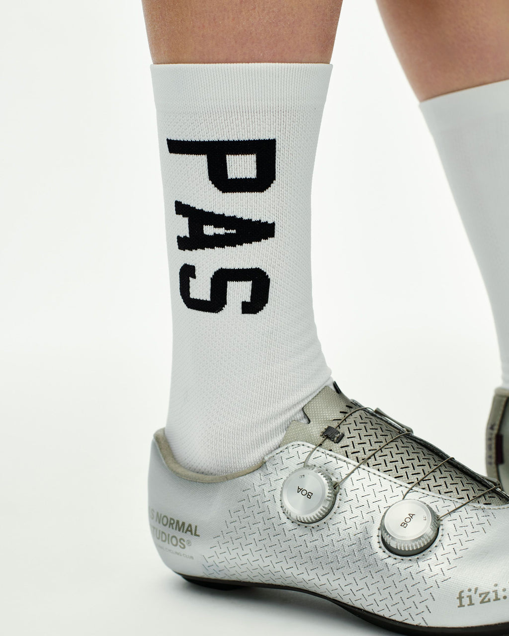 PAS Race Socks - White