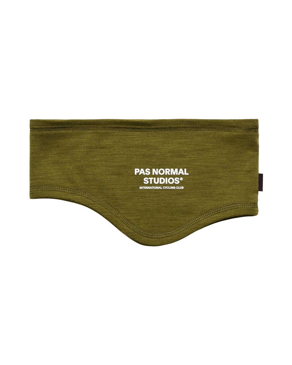 Logo Merino Headband - Khaki Green