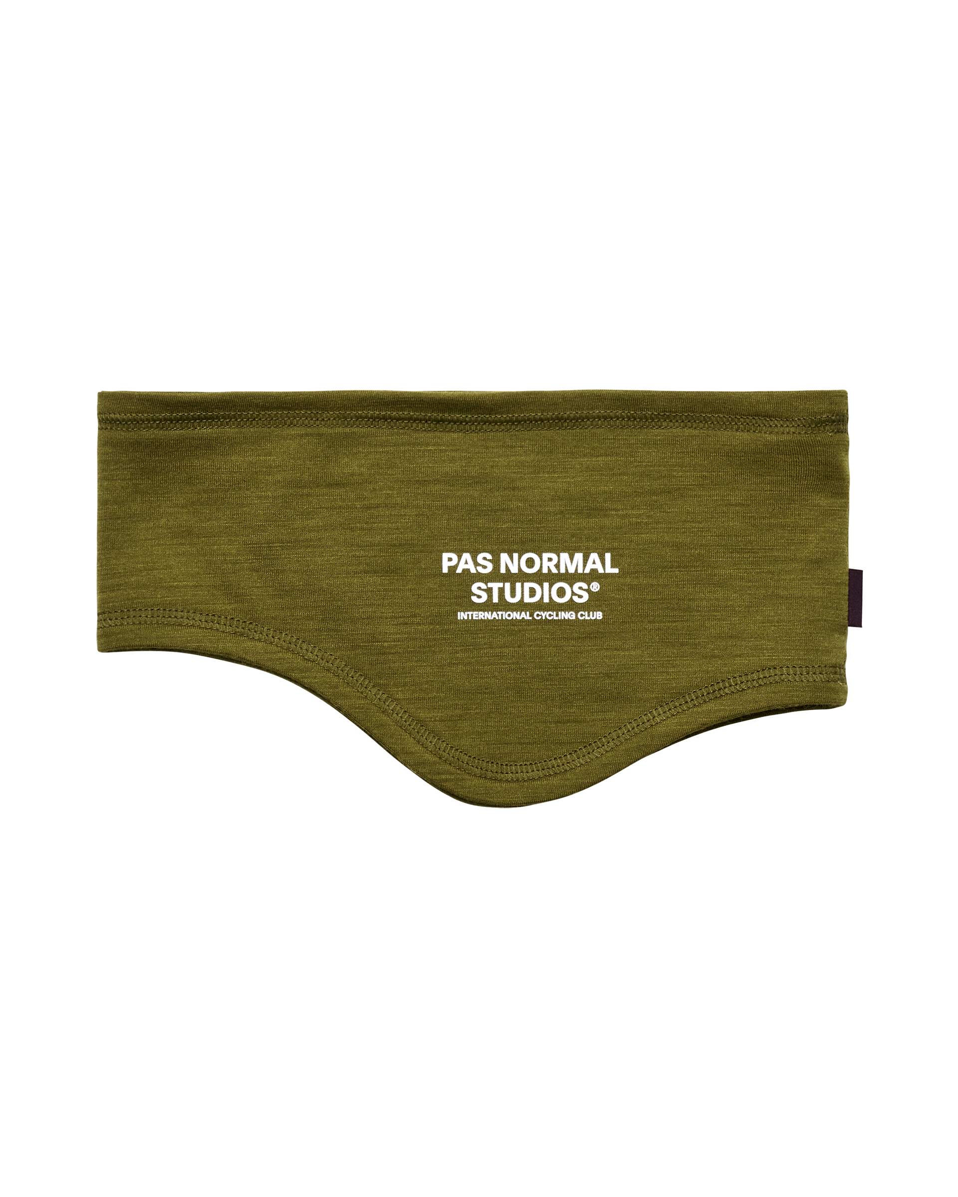 Logo Merino Headband - Khaki Green