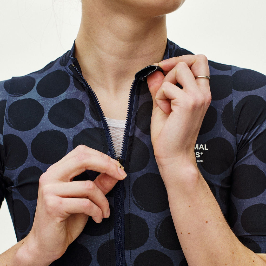 Women Essential Jersey - Dot Dark Navy