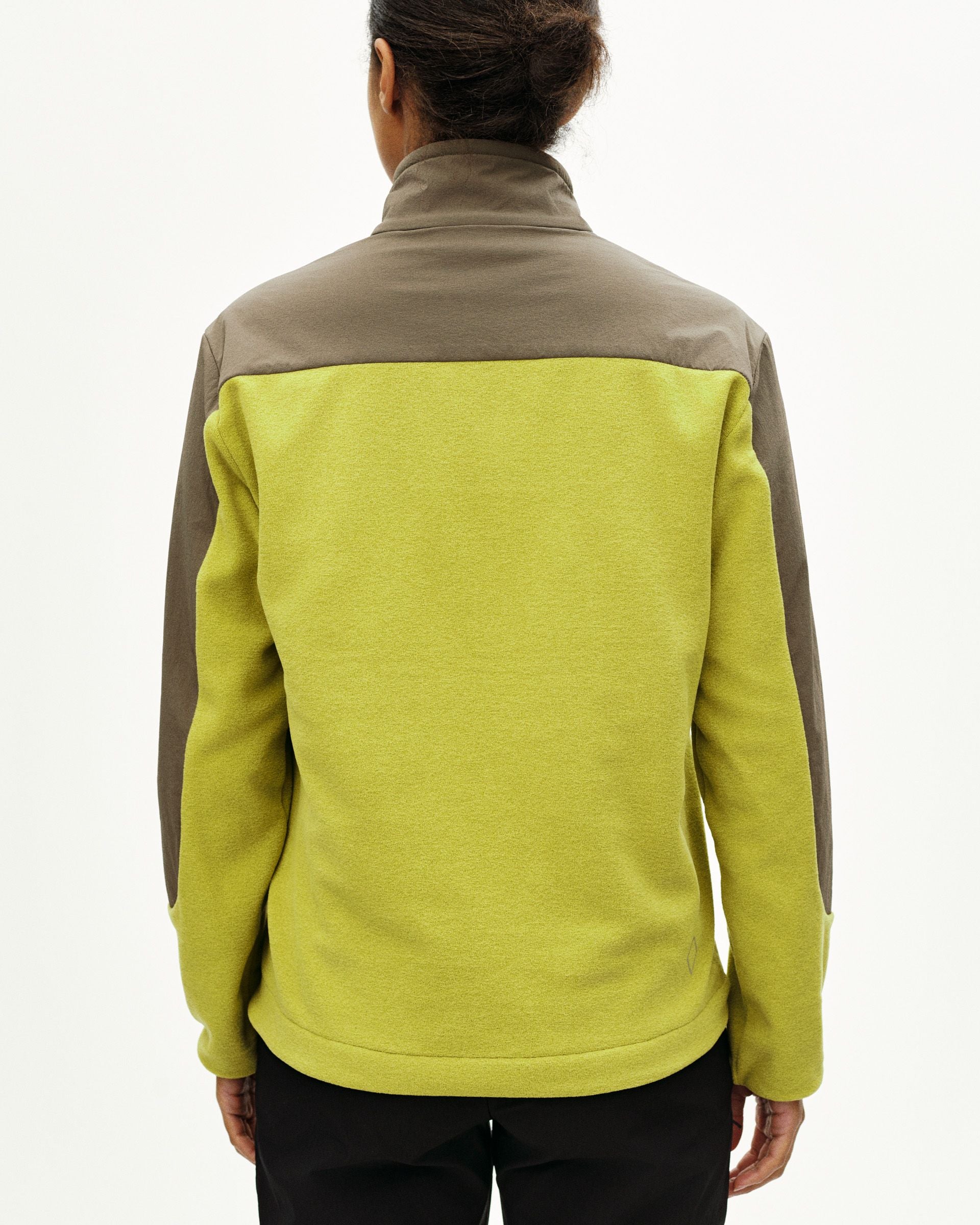 Off-Race Light Fleece Half-Zip - Moss Green