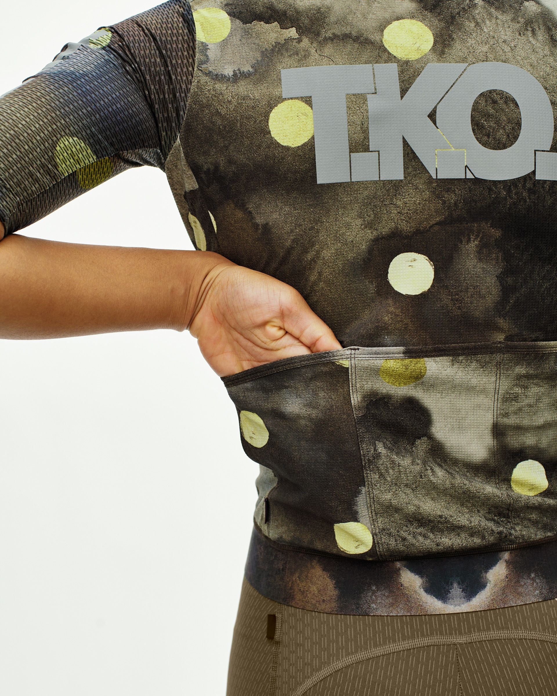 Womens T.K.O. Essential Light Jersey - T.K.O. Moss Green