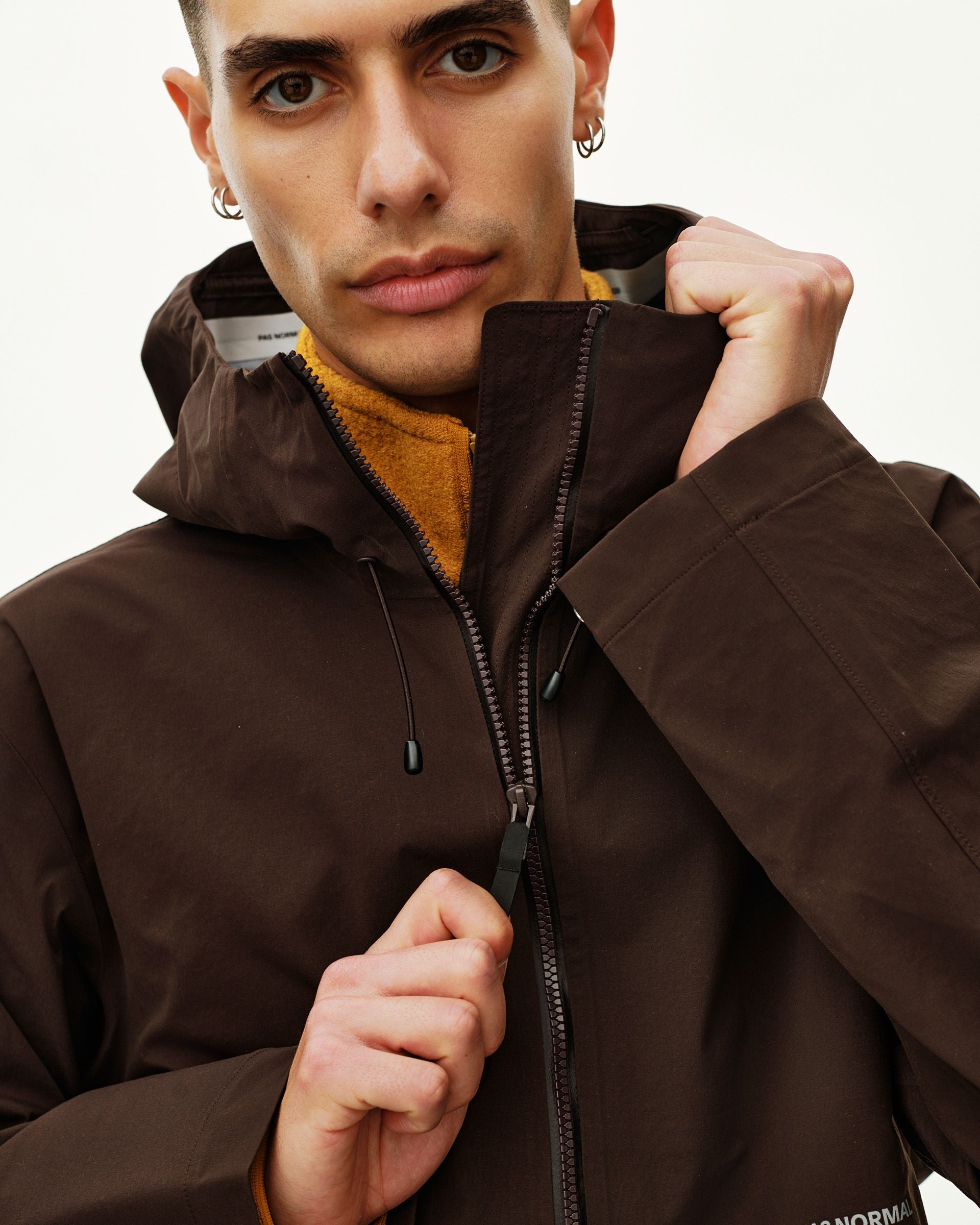 Off-Race 3L Shell Jacket - Dark Coffee