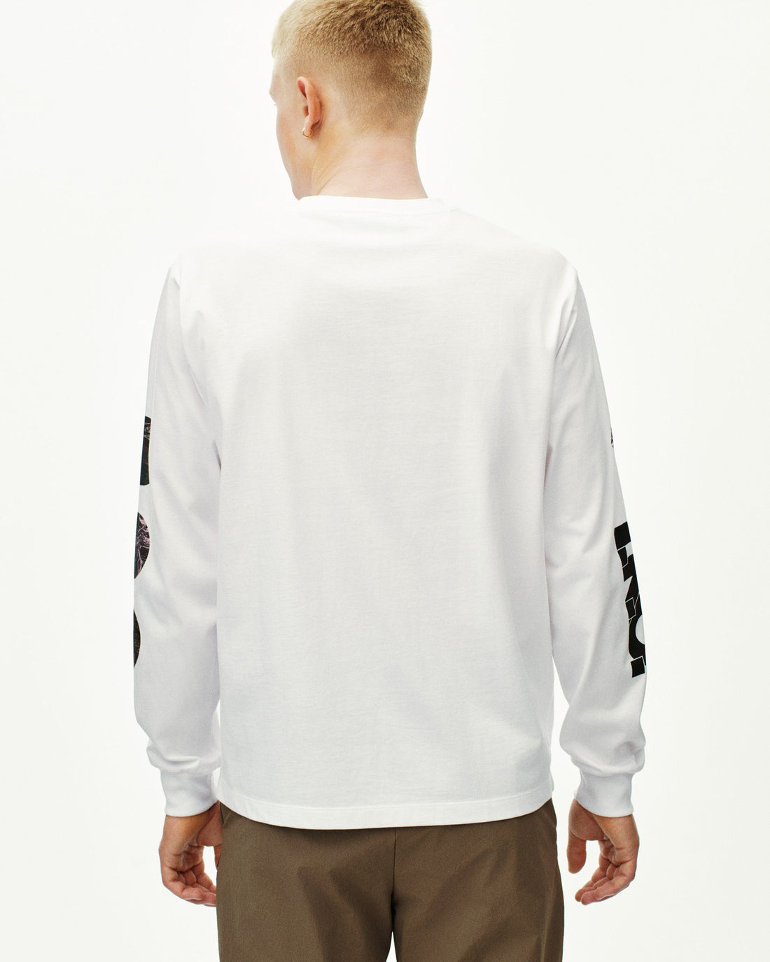 T.K.O. Off-Race Long Sleeve T-Shirt - White