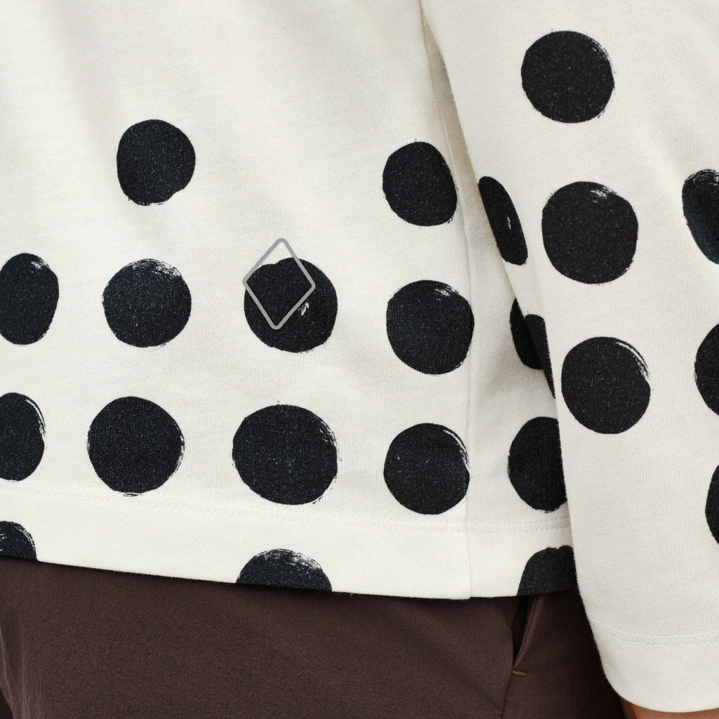 Off-Race Graphic Long Sleeve T-Shirt - Off White