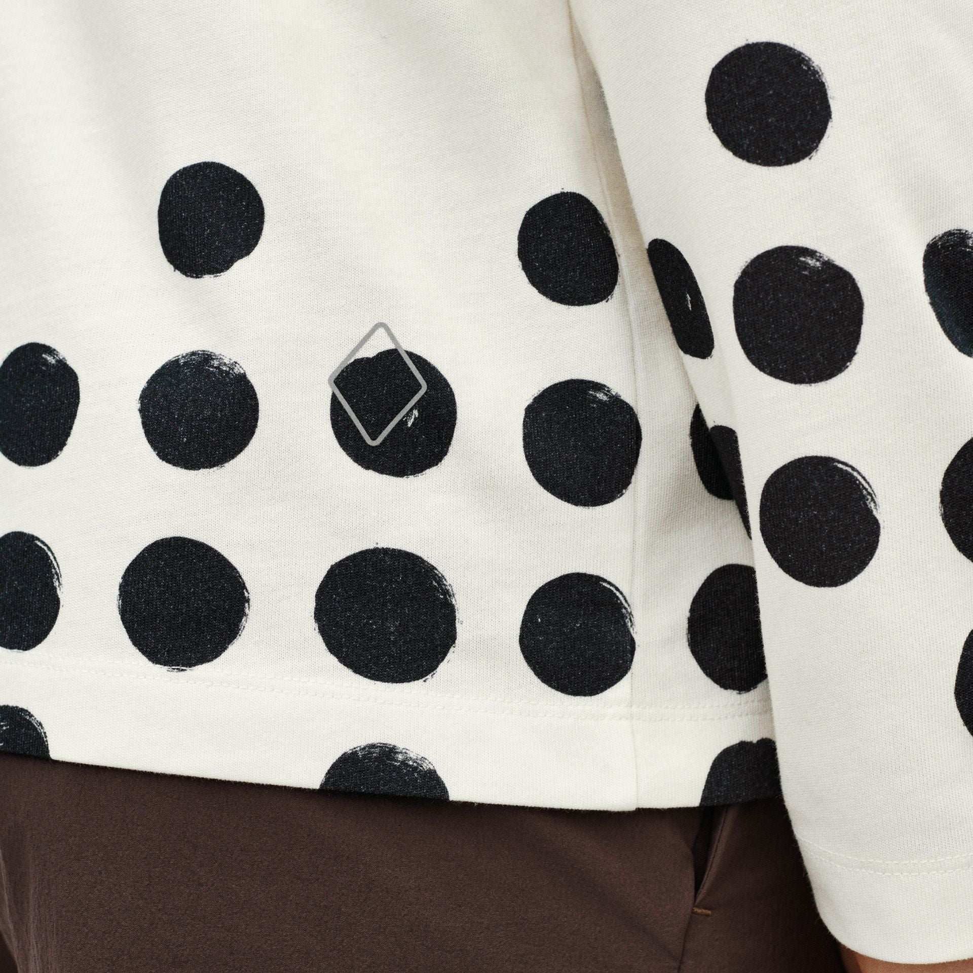 Off-Race Graphic Long Sleeve T-Shirt - Off White