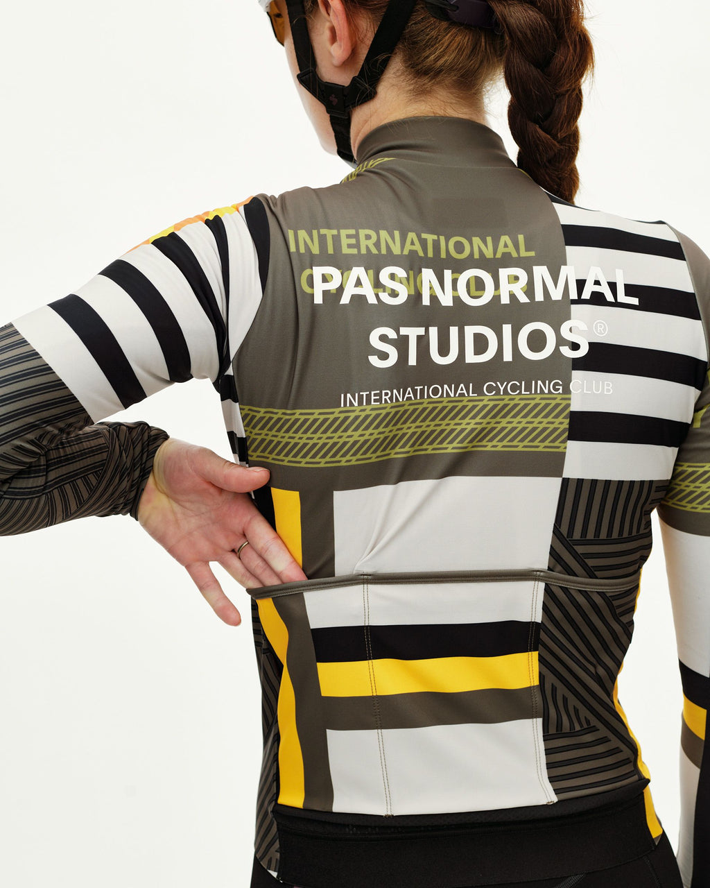 Women's Mechanism Long Sleeve Jersey - AOP International Sand