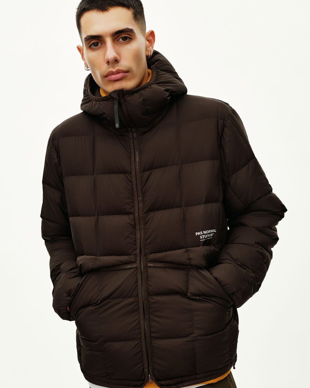 Off-Race Down Liner Jacket - Dark Coffee