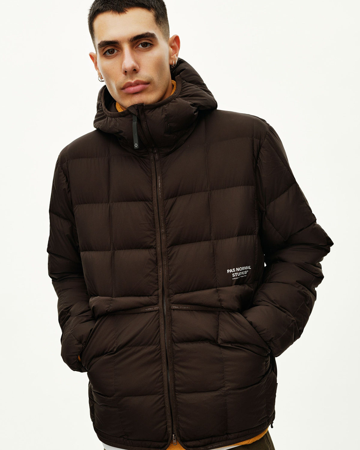 Off-Race Down Liner Jacket - Dark Coffee