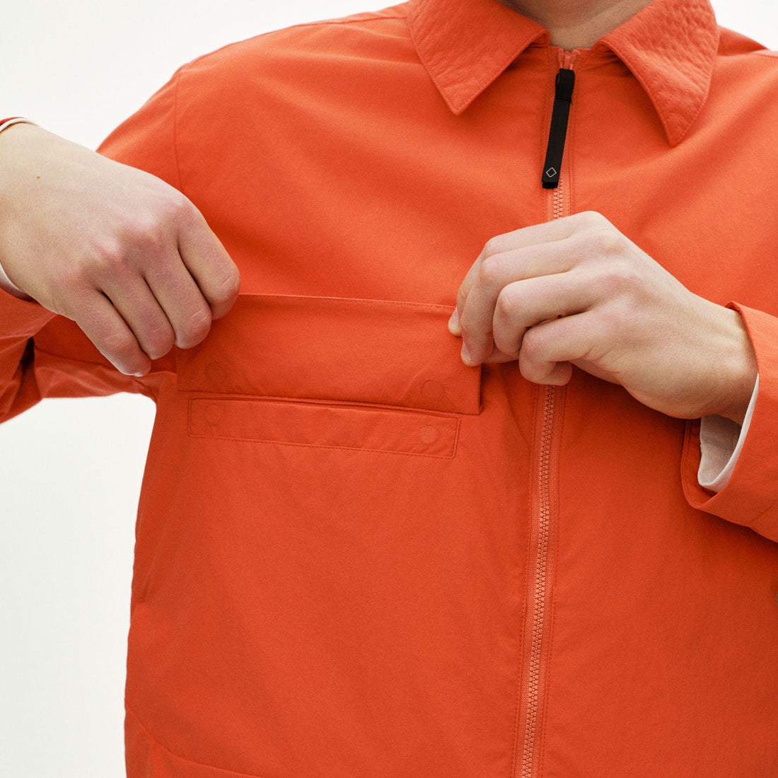 Off-Race Utility Jacket - Hibiscus Orange