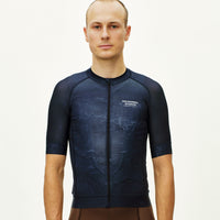 Mechanism Jersey - AOP Indigo