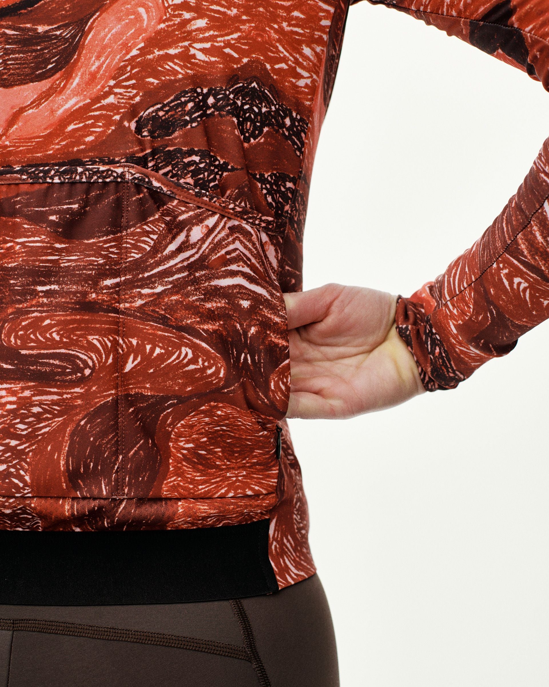 T.K.O. Women's Mechanism Long Sleeve Jersey - T.K.O. Red