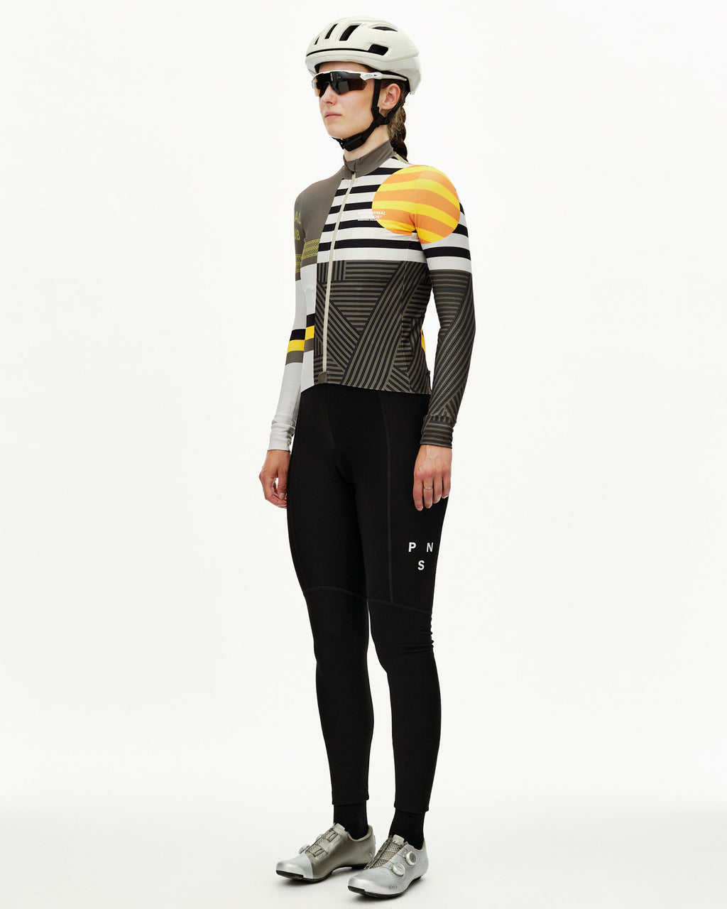 Women's Mechanism Long Sleeve Jersey - AOP International Sand