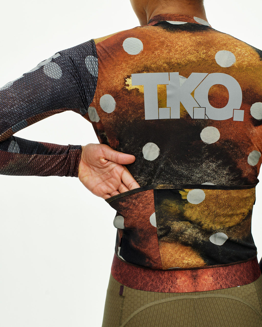 Womens T.K.O. Essential Light Long Sleeve Jersey - T.K.O. Earth