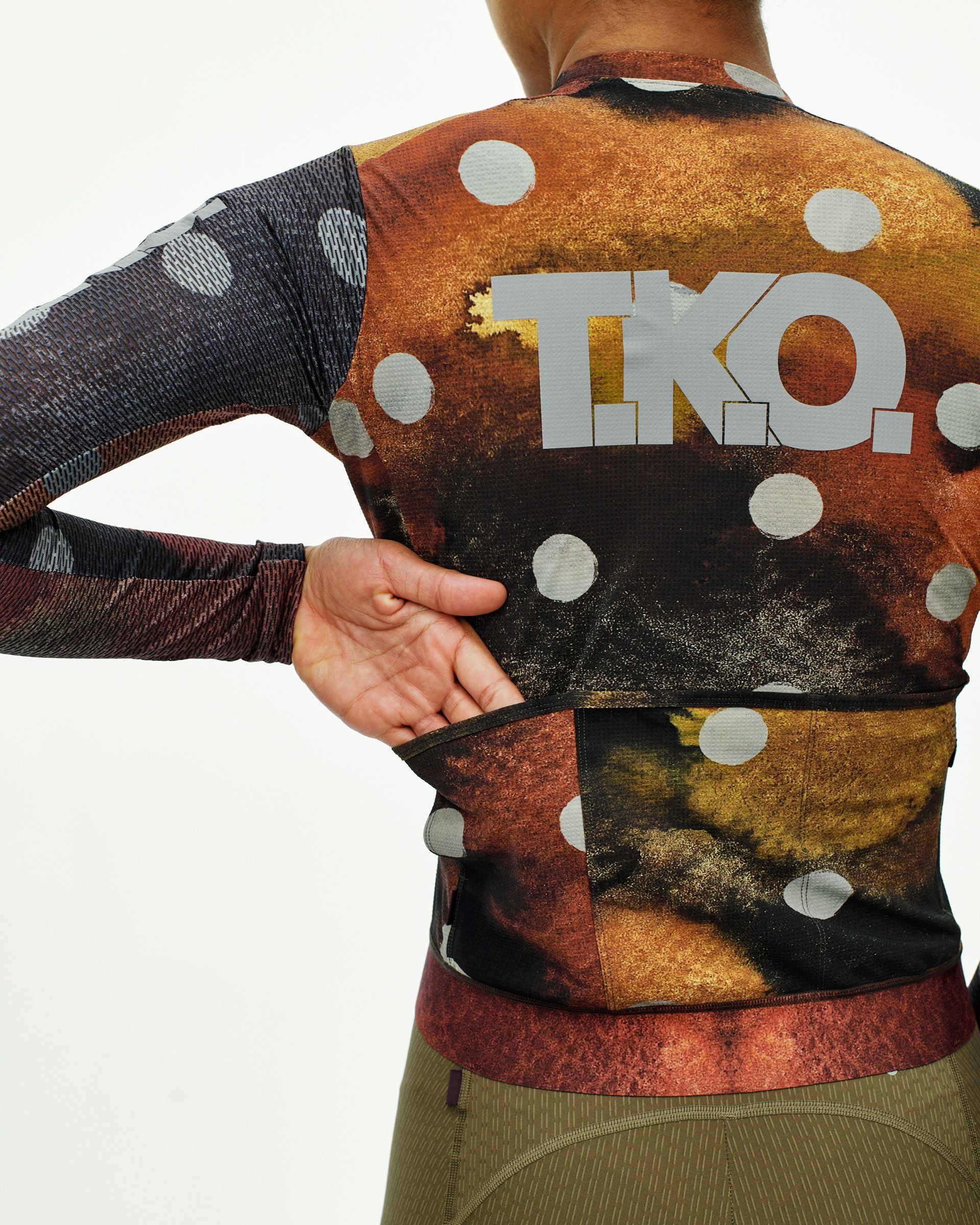Womens T.K.O. Essential Light Long Sleeve Jersey - T.K.O. Earth