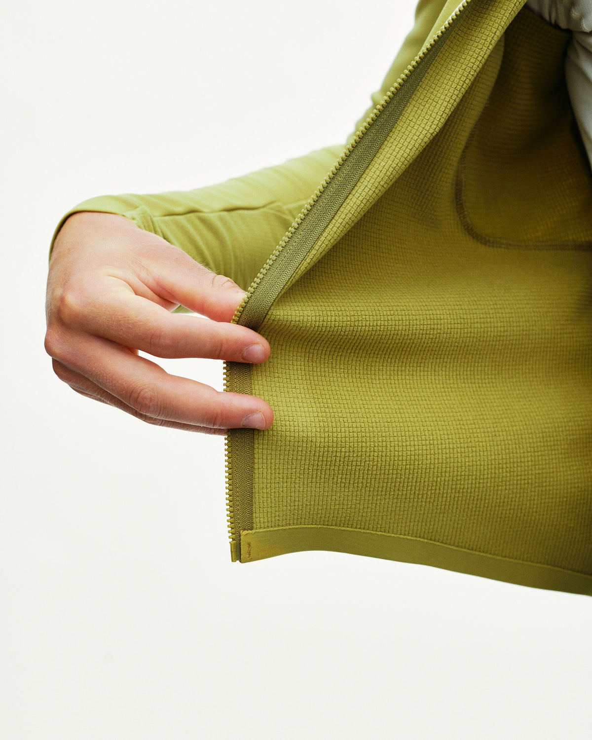 PAS Mechanism Thermal Long Sleeve Jersey 2.0 - Dark Lime
