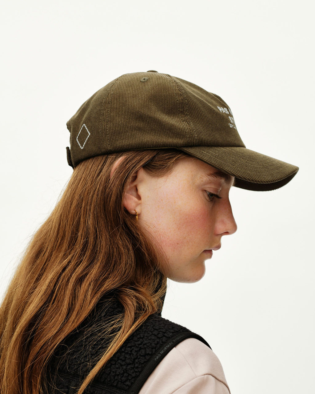 Off-Race Tech Corduroy Cap - Deep Olive