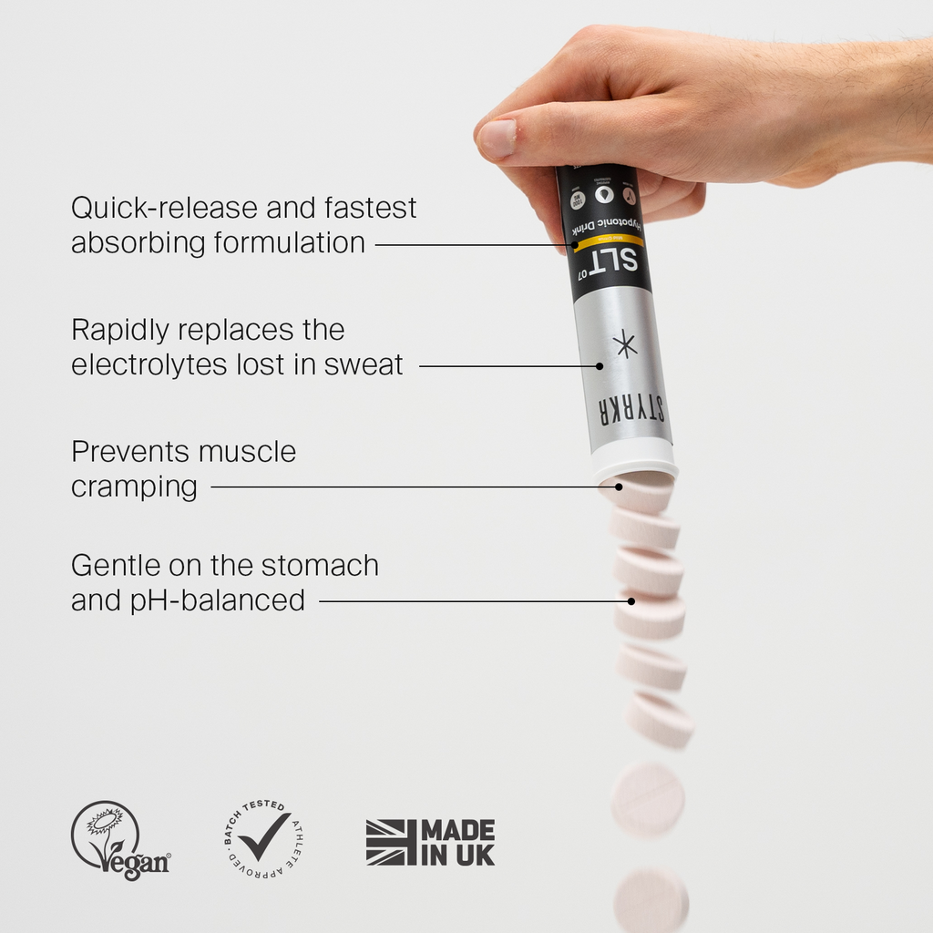 Styrkr SLT07 Hydreringstabletter - Mild Citrus 1000MG