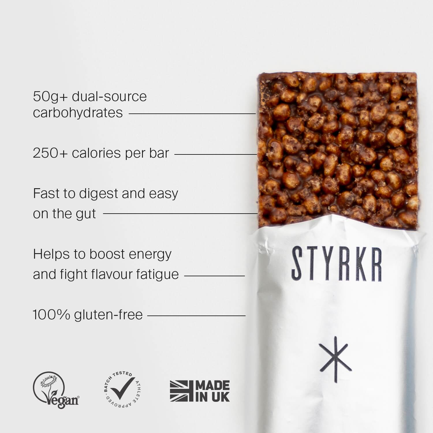 Styrkr Bar50 - Mørk Chocolate Chip