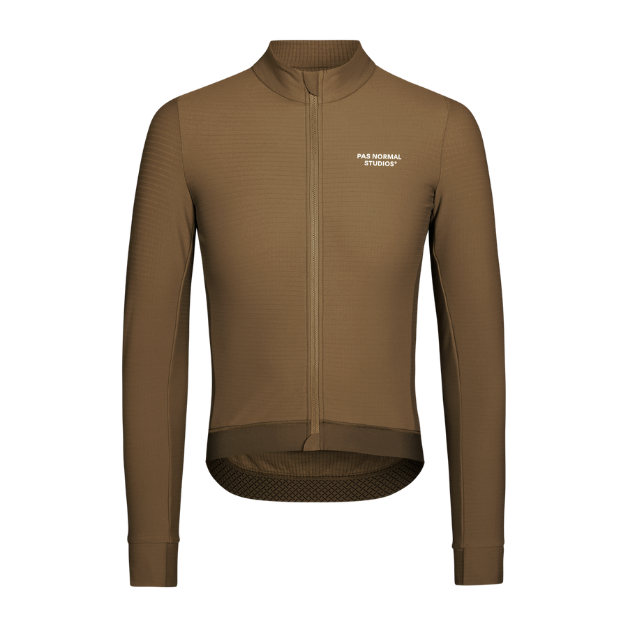 Pas Normal Studios Men's Essential Long Sleeve Jersey - Ash Brown