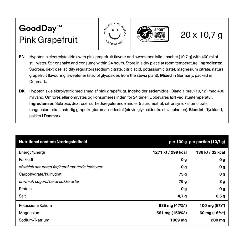 GoodDay™ - Pink Grapefruit - Box of 20 servings
