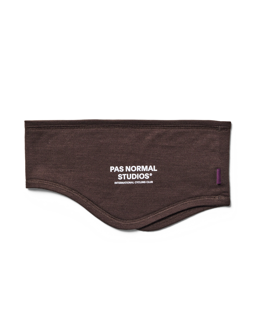 Pas Normal Studios Logo Merino Headband - Light Brown