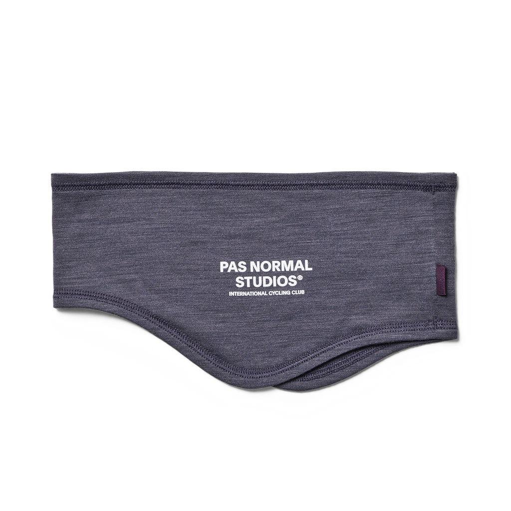Pas Normal Studios Logo Merino pandebånd - Steel 