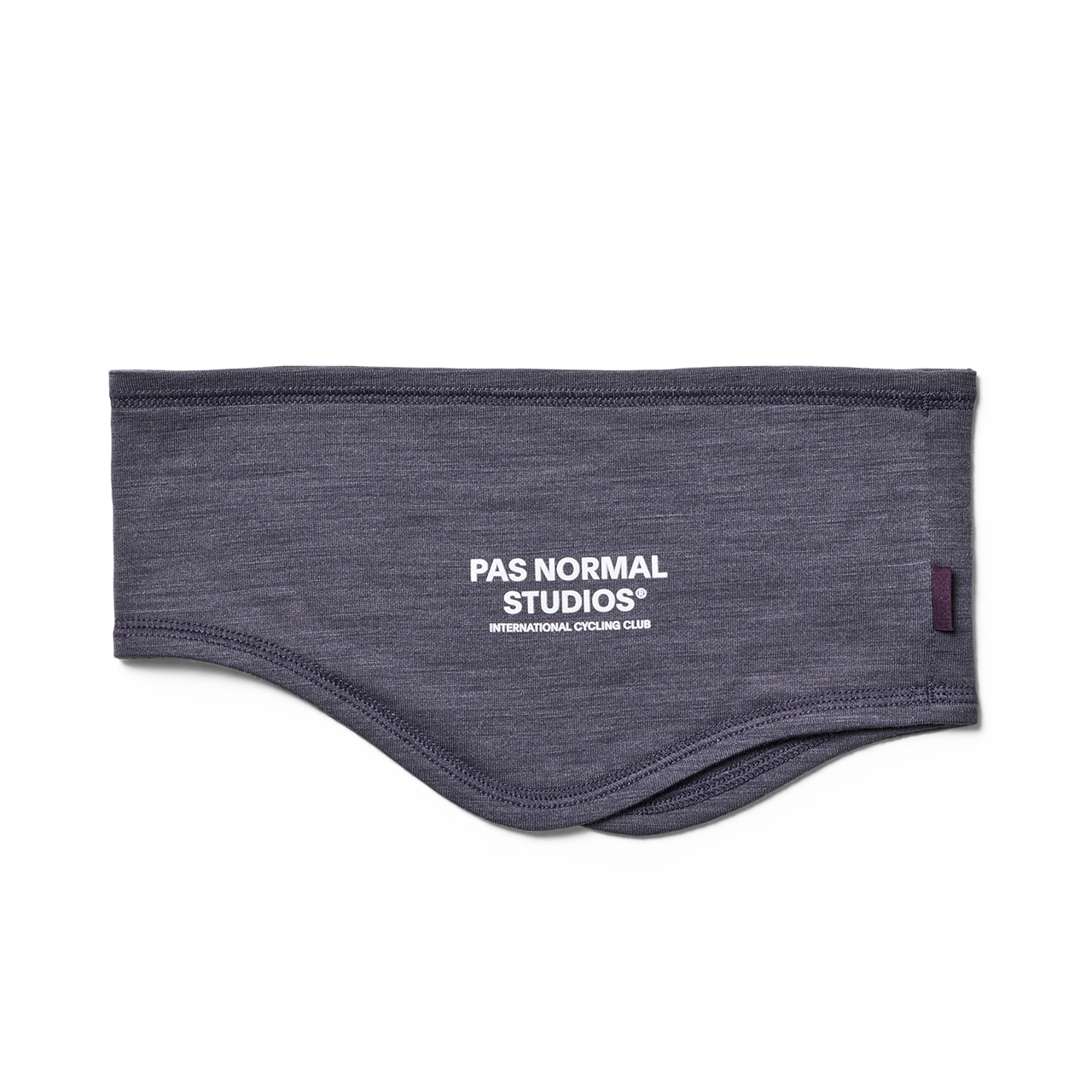 Pas Normal Studios Logo Merino pandebånd - Steel 
