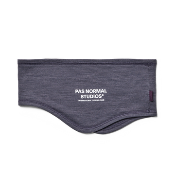 Pas Normal Studios Logo Merino pandebånd - Steel 