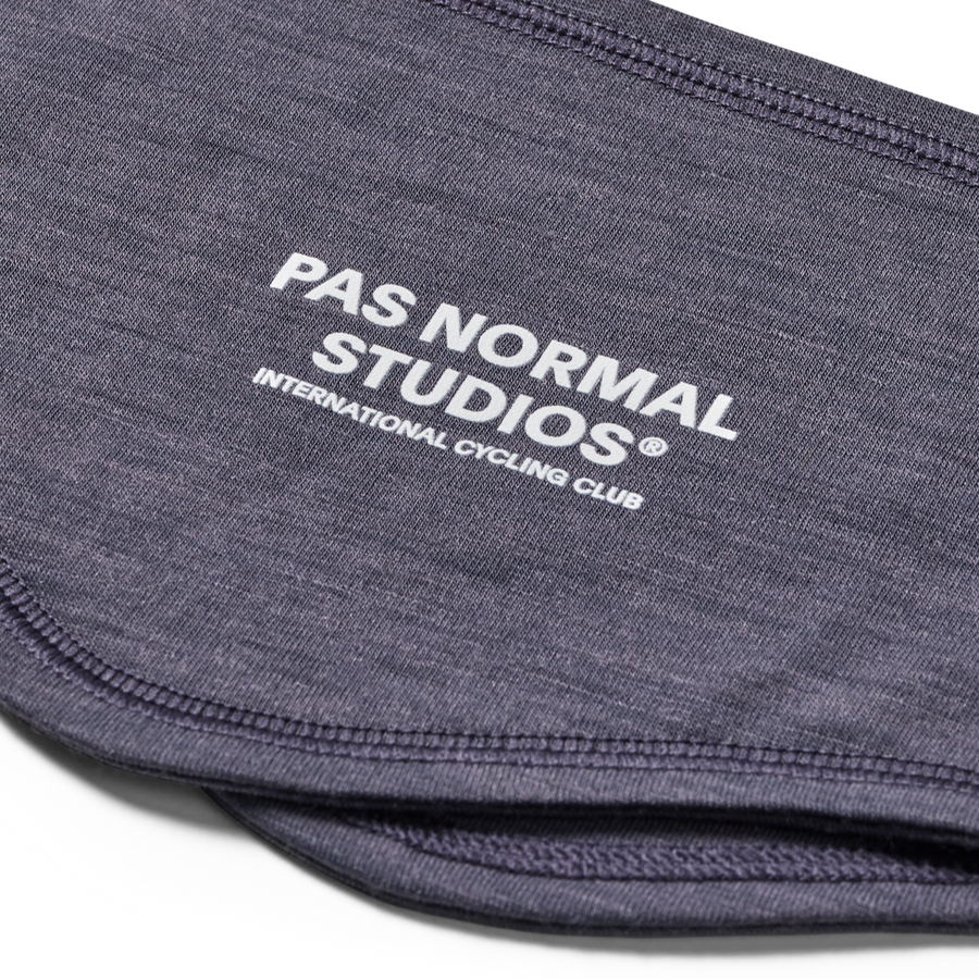 Pas Normal Studios Logo Merino Headband - Steel